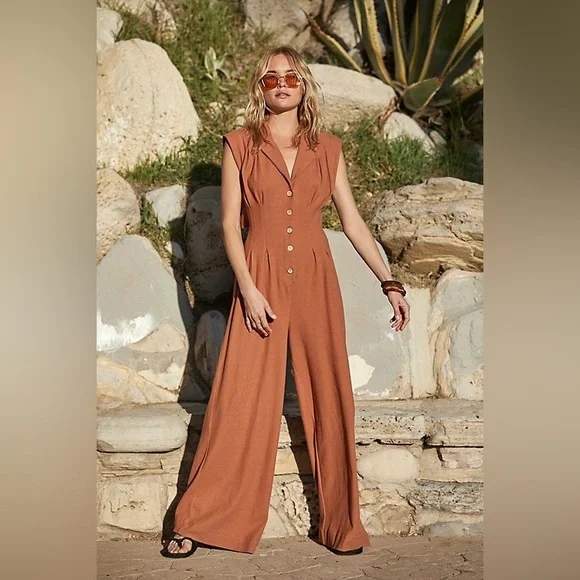 Free People FP Beach Shasta One Piece in Sienna - Picture 1 of 9